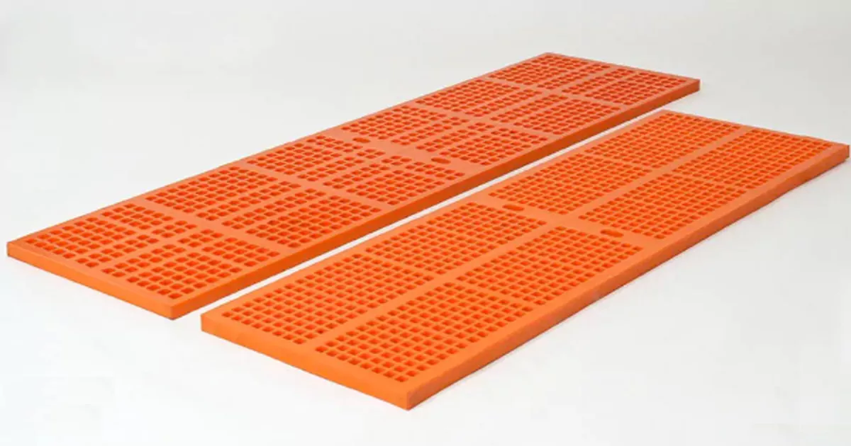 dewatering screen mesh size