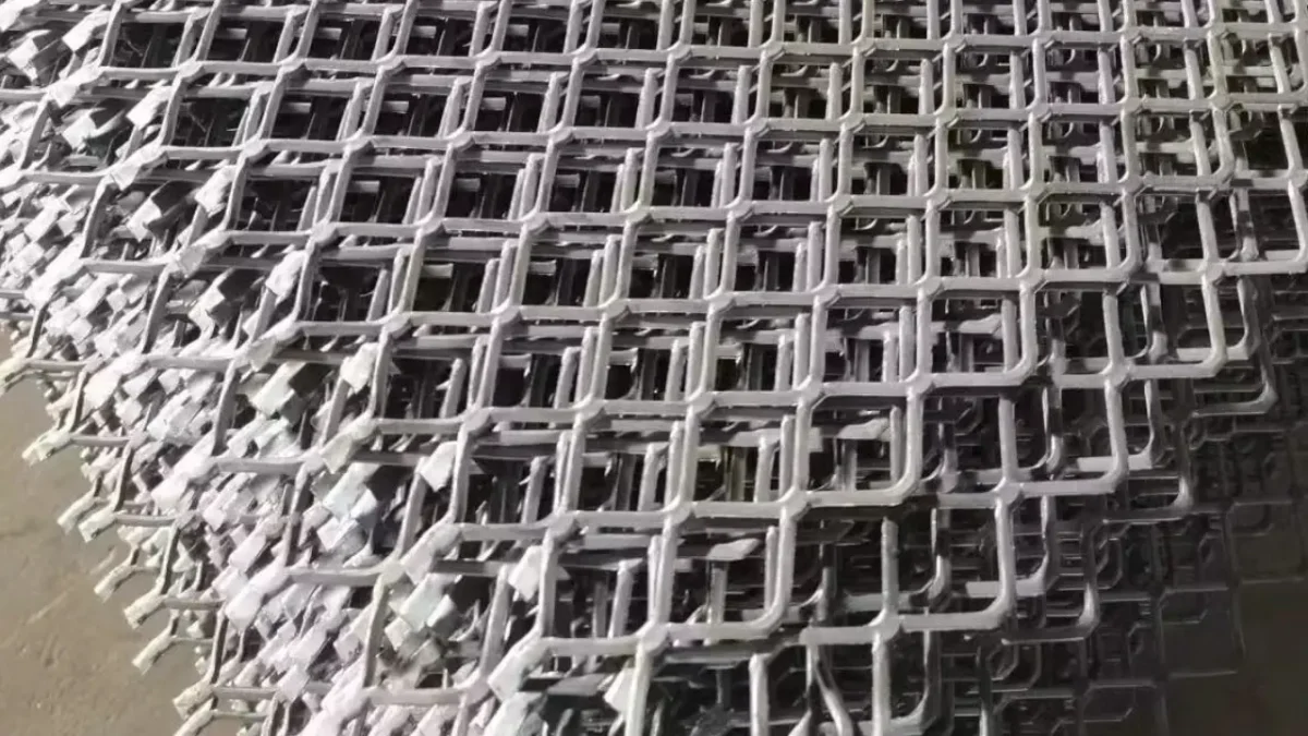 flatten wire mesh