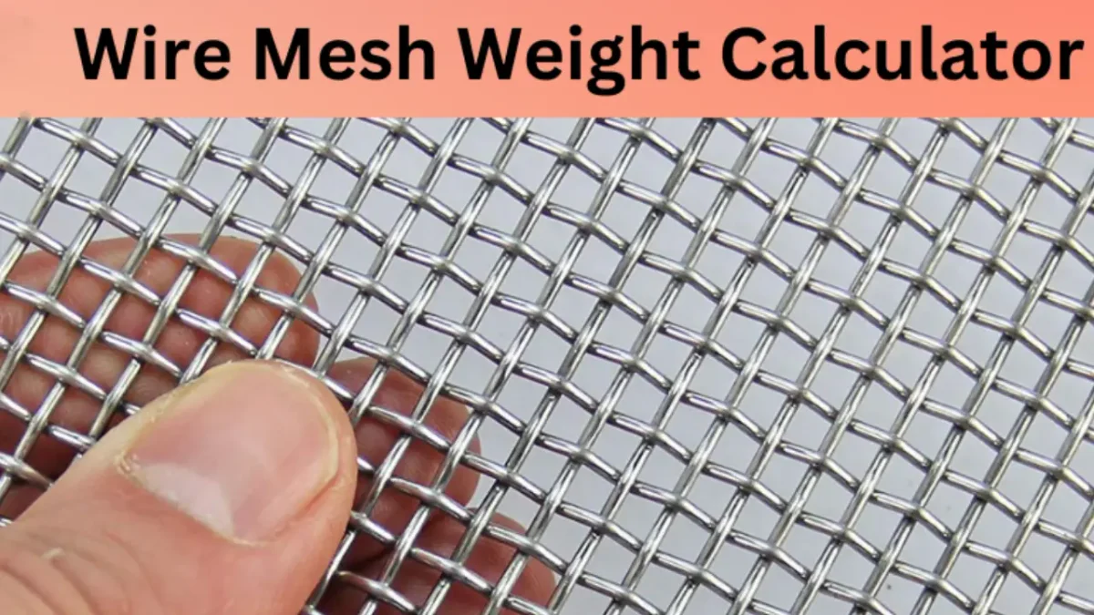 how to calculate wire mesh weight