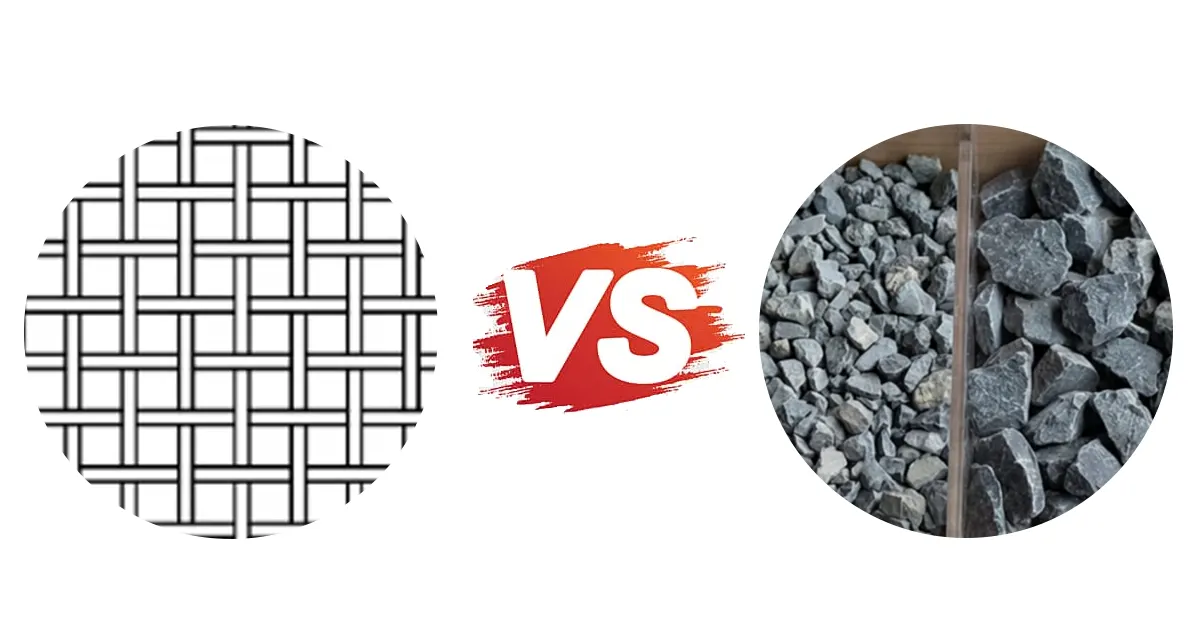 mesh size vs particle size