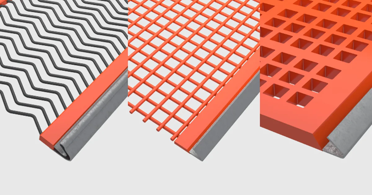 types of self cleaning screens