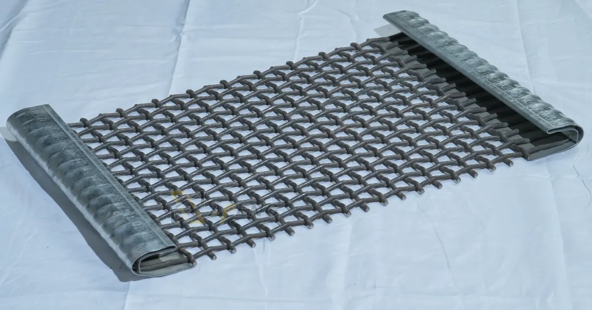 vibrating screen mesh size