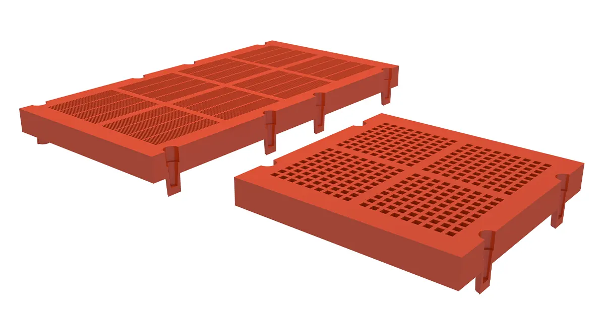 what are urethane screen panels