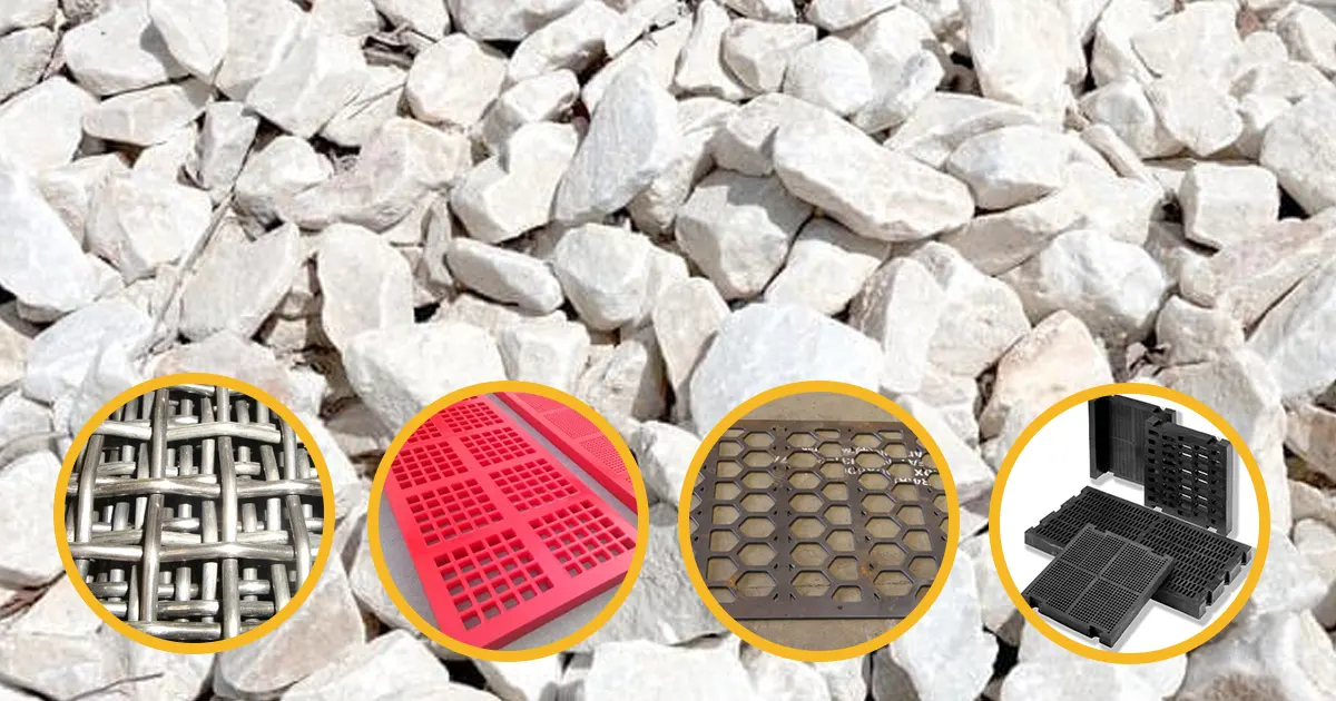 dolomite screening choosing the right screen media