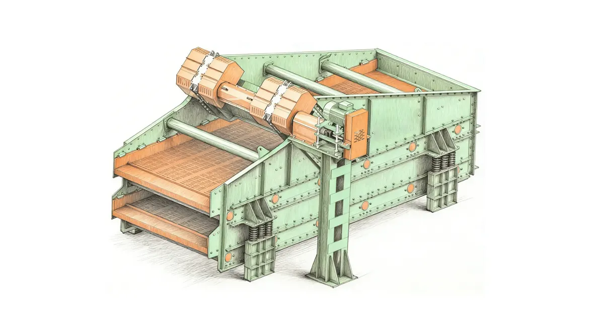double deck vibrating screen design