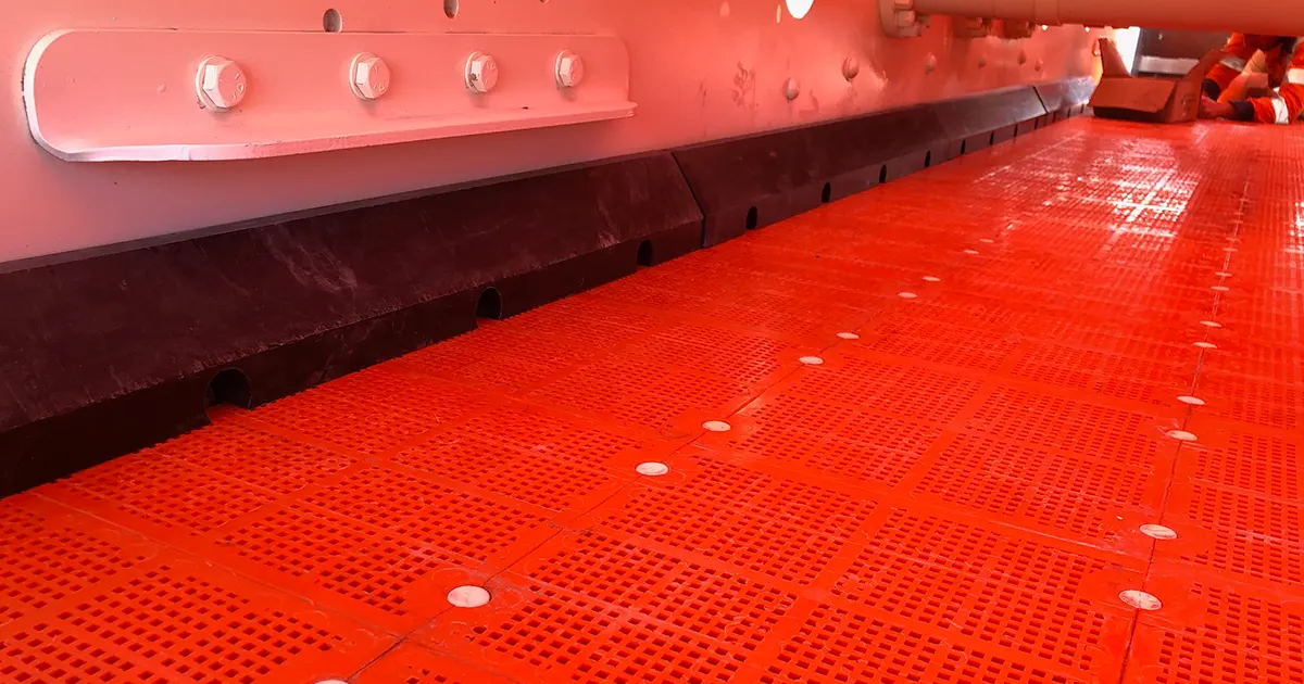 polyurethane screen panels compatibility with equipment