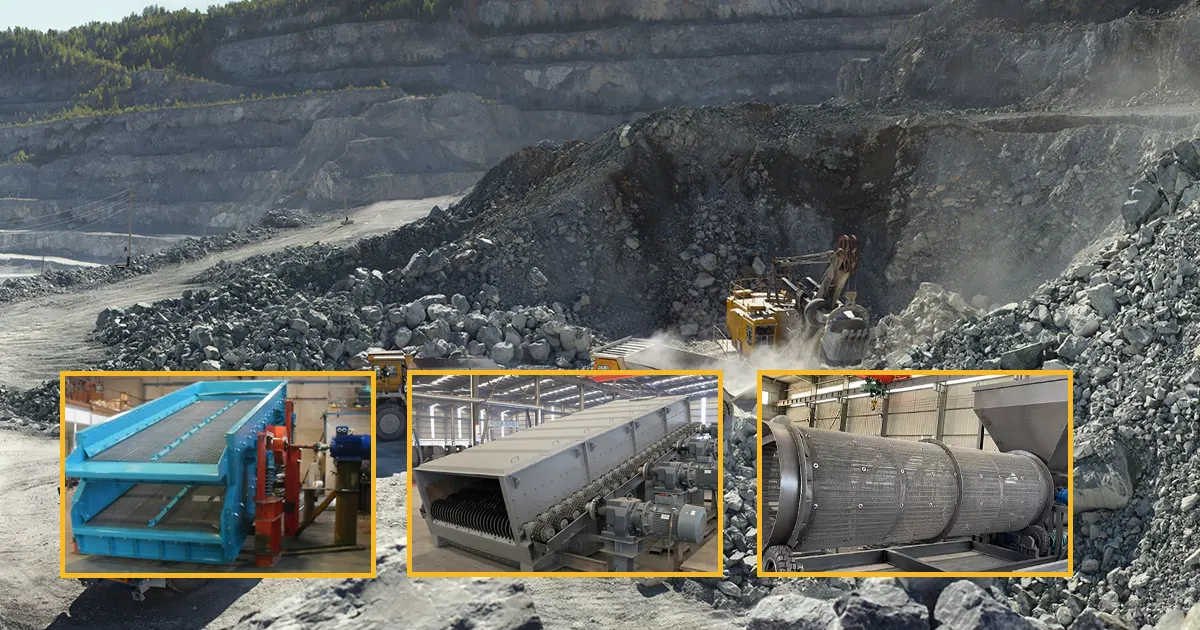 quarry screening equipment