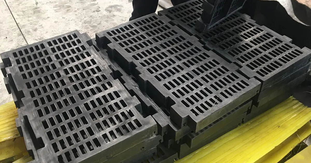 rubber screen panels