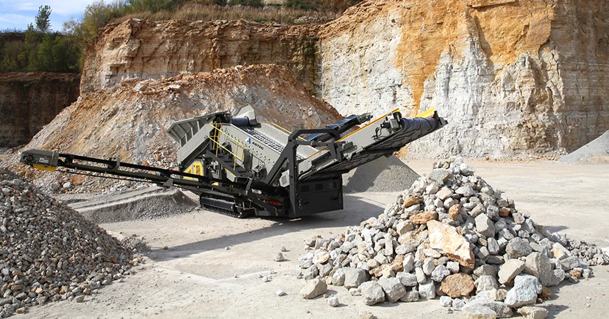 types of aggregate screening equipment