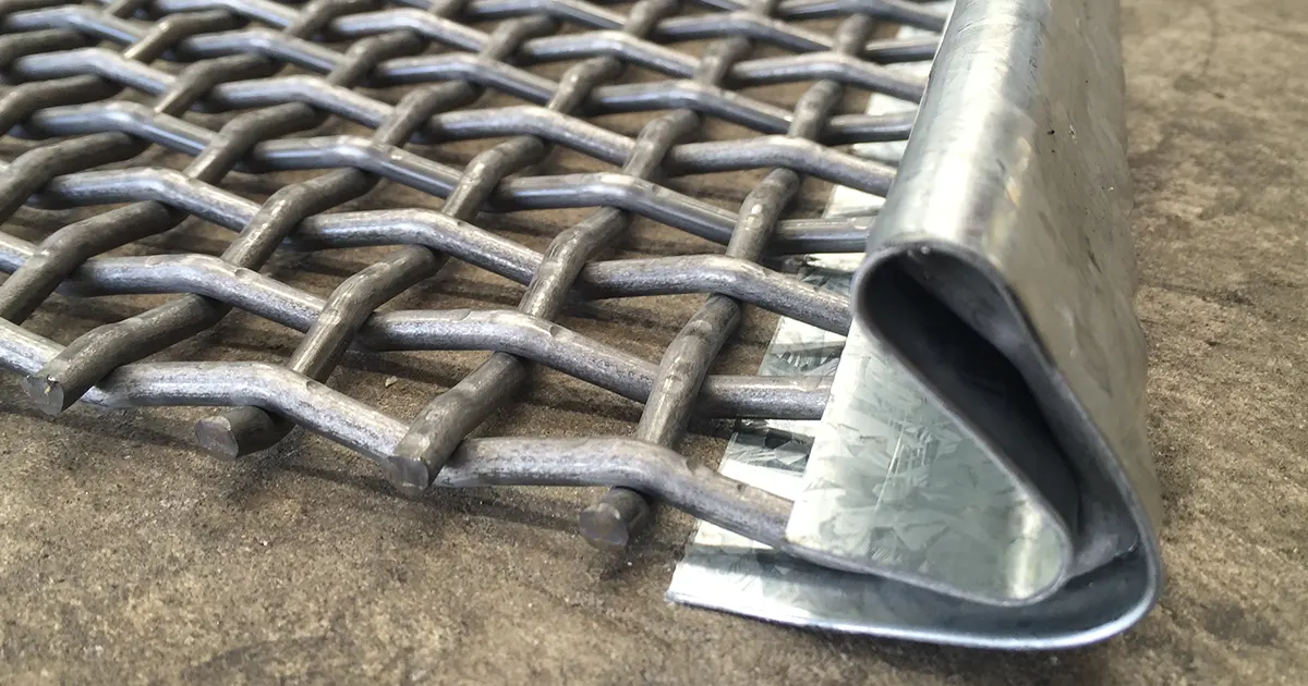 vibrating screen hook types