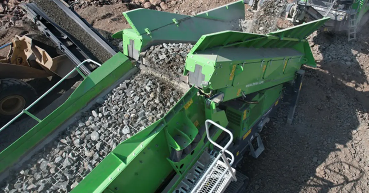 vibrating screen low throughput