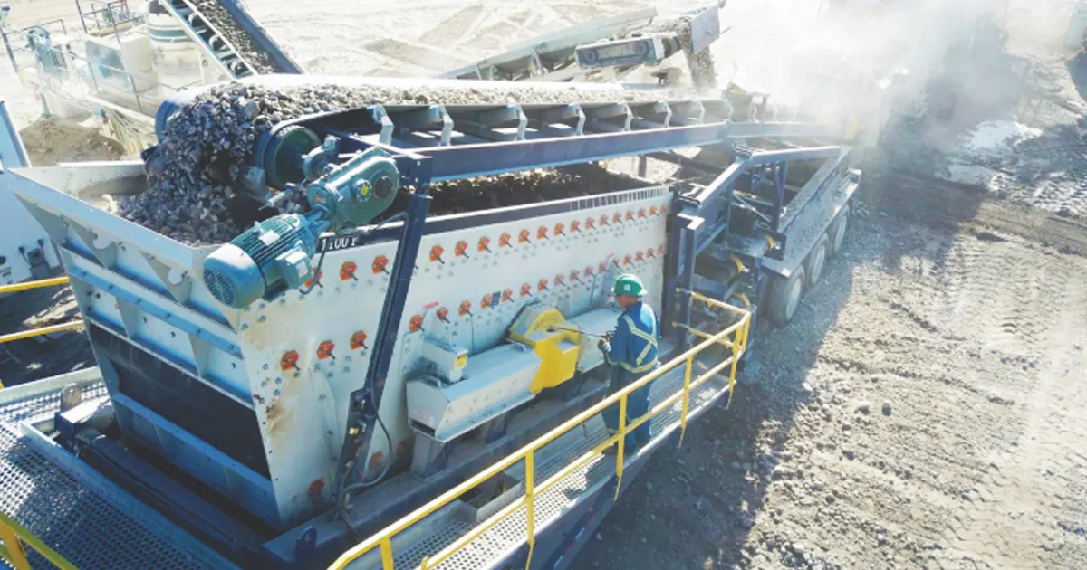 vibrating screen maintenance