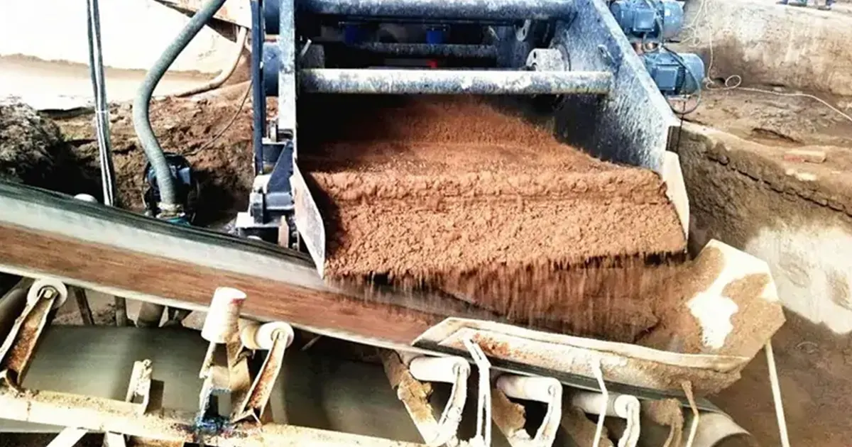 what is sand washing and dewatering