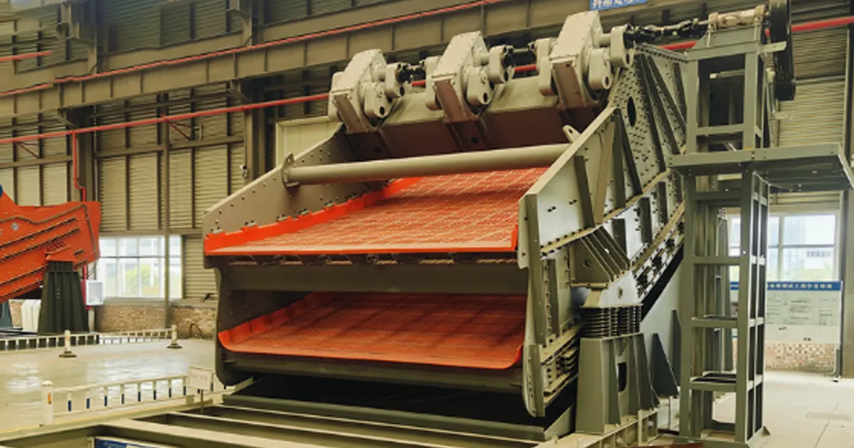 double deck banana screen