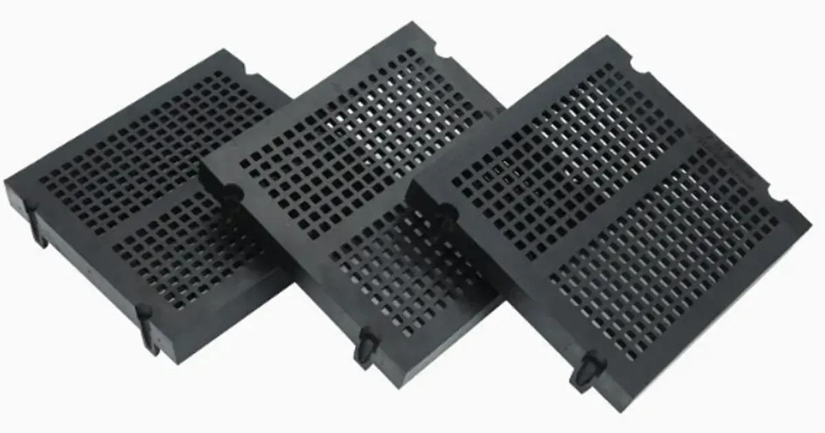 rubber screen panels maintenance