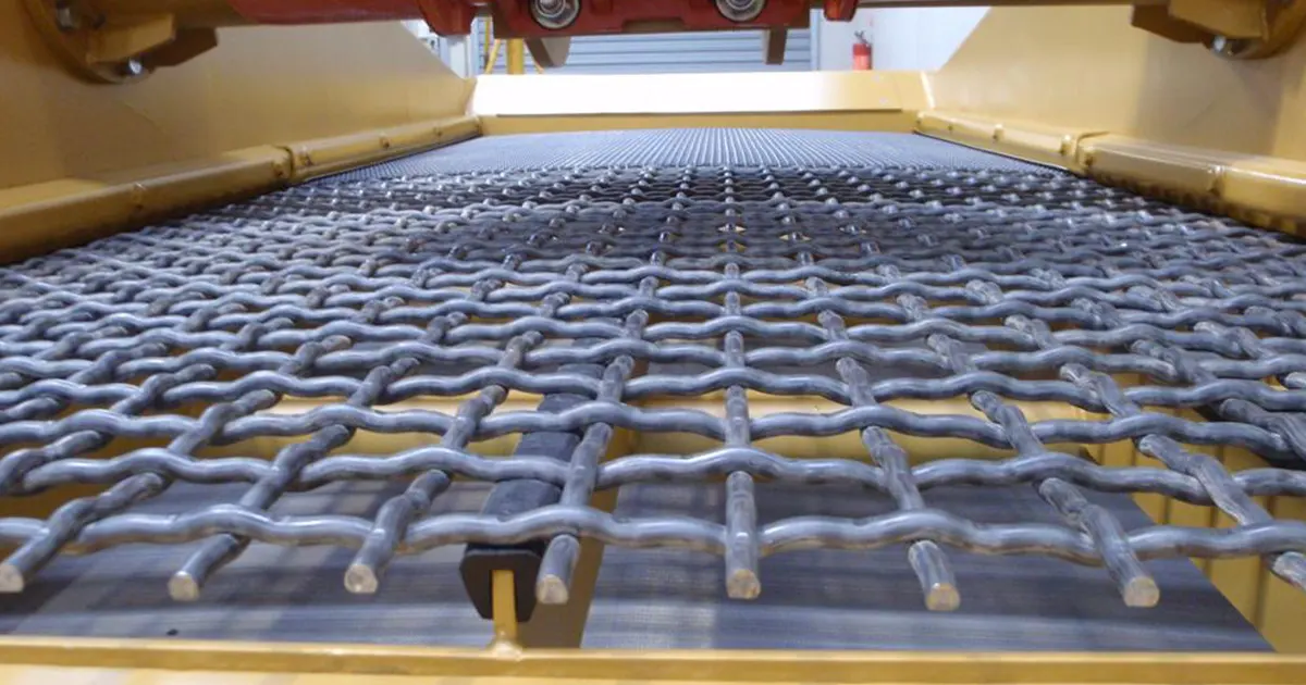 vibrating screen mesh replacement