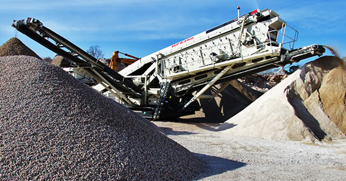 what is aggregate screening equipment