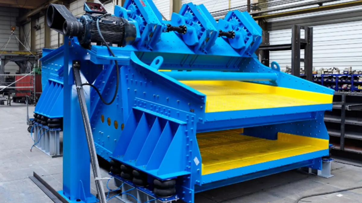 linear vibrating screen