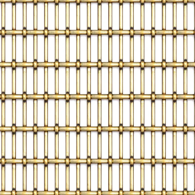 burnished brass wire mesh