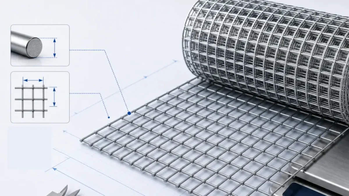 calculating wire mesh