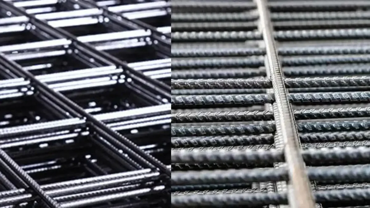 rebar and wire mesh