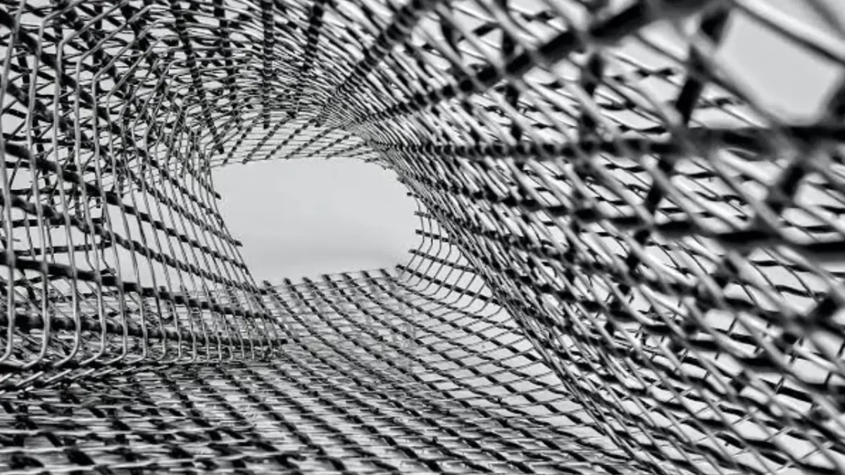 wire mesh appearance