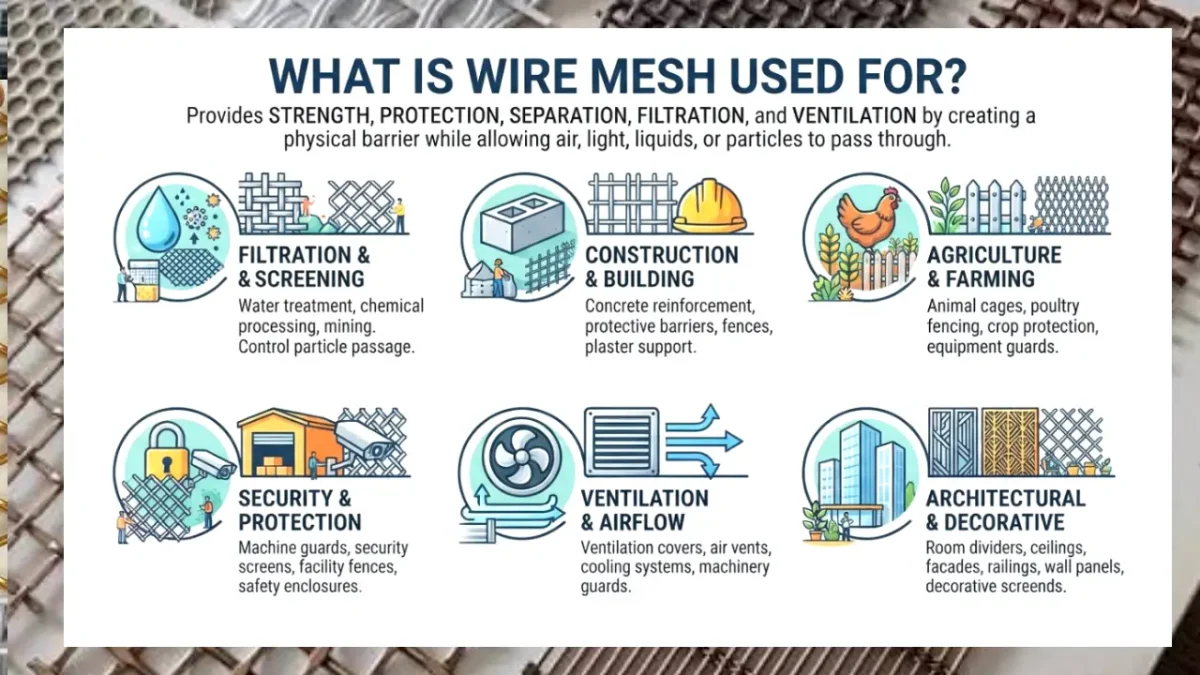 wire mesh applications